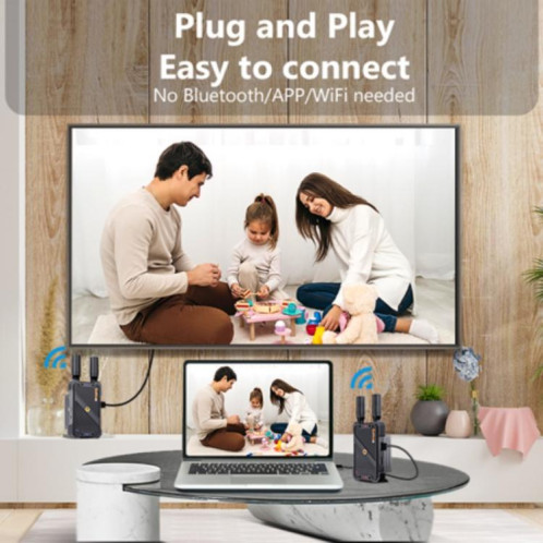 BOVBOX 082 1080P H.265 Émetteur-récepteur HDMI sans fil à faible latence 400 m, prise : prise AU SH5804313-07